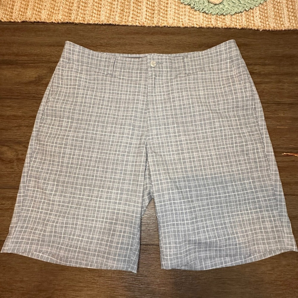 Grand Slam Performance Golf‎ Shorts Athletic Plaid Lightweight Size 36